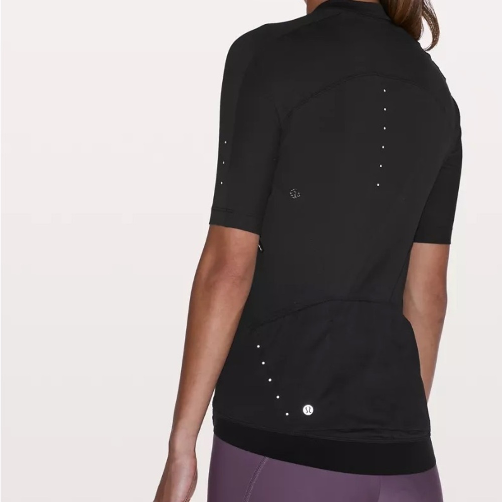 lululemon City to Summit Cycling Jersey Short Sleeve sz M